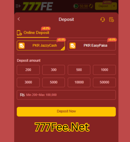 Deposit 777FE Game APK